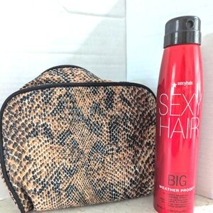 Sexy Hair Finishing Spray (*Bonus Cosmetic Leopard Bag*)